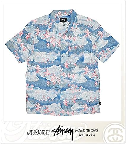 Amazon | [ステューシー] CLOUD AND BIRDS SHIRT (SS:SHIRT